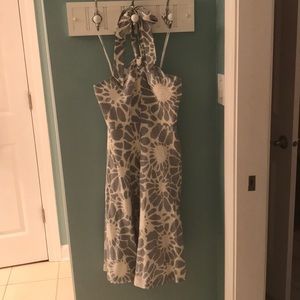 J. Crew strapless Sundress dress with neck tie.